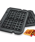 Killer Replacement Waffle Plates That Make Your Countertop Grill Work Smoother Than Ever in black nonstick finish, compatible with Cuisinart.