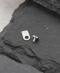 10 Piece Watch Movement Clamp Tab And Screw Set For ETA 2824 2834 2836 2846, stainless steel clamp and screw close-up