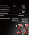 Built Like A Tank 20V Brushless Cordless Drill Driver Pumps Out 90Nm Of Badass Torque showing specifications and features.