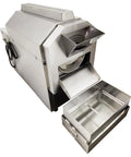 Heavy Duty Electric Coffee Roaster Commercial Bean Roasting Machine For Nuts Peanuts And Chestnuts With Precision Heat Control No Fuss Operation Smooth Operator Gear For Serious Hustlers 220V, featuring stainless steel drums and trays.