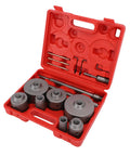 Super Cool 22 Piece Concrete Hole Saw Kit With Tungsten Steel Masonry Drill Bits And Multiple SDS Rods Plus Dust Bags For Stone Brick Cement Walls And DIY Rock Star Home Renovation Projects That Are Totally Awesome. 22-piece kit in red case