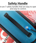 Safety handle on 4.2 Square Meter Windsurf Wing Foil Inflatable Handheld Wing For Wind Foiling Surfing And Water Play Built Tough with Oxford Cloth and PVC Waterproof Durable Dope Water Toy