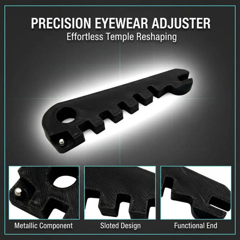 Eyeglass Temple Bend Repair Tool For Loose Or Distorted Frames Plastic Eyeglasses Frame Adjuster 3.35 X 0.98 Inch Black