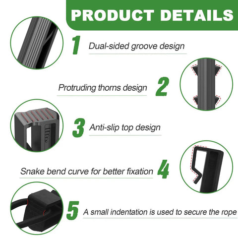 Built To Last Heavy Duty Plastic Landscape Edging Anchoring Stakes Set With 9.8 Inch Spikes and Plastic Panel product details