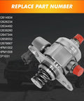 Chevy Camaro V6 High Pressure Fuel Pump Replacement Fits 2010 2011 Camaro Traverse 2009 2017 shown with part numbers and fittings