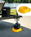 Built Tough Wheel Dock With Rope For Trailer Tongue Jack And Heavy Duty Wheel Dock For Single 6 Inch Or 8 Inch And Dual 6 Inch Casters