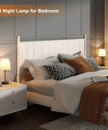 Set Of 2 Cozy Bedside Lamps For Bedrooms With 3 Color Temperatures From 2700K To 5000K USB C And USB A Charging Port And AC Outlet