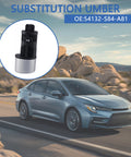 Honda Accord Shift Knob Button Repair Kit With Spring For Automatic Transmissions shown with car and product inset