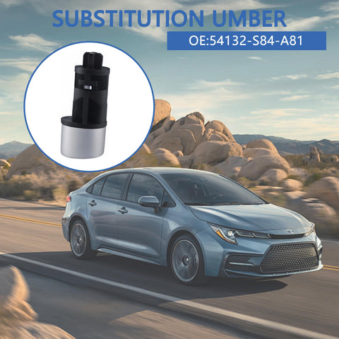 Honda Accord Shift Knob Button Repair Kit With Spring For Automatic Transmissions shown with car and product inset