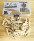 100 Pack Solid PinePocket Hole Plugs For Pocket Hole Jig And Woodworking Projects, 3/8 Inch Diameter, 1.78 Inch Length, with Case