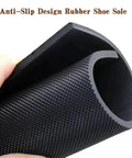 Five Millimeter Thick Shoe Rubber Sheet With Grippy Non Slip Diamond Pattern Replacement Soles for Boots Flexible DIY