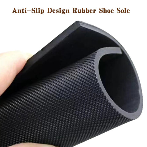 Five Millimeter Thick Shoe Rubber Sheet With Grippy Non Slip Diamond Pattern Replacement Soles for Boots Flexible DIY