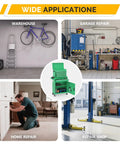 Built Tough Five Drawer Rolling Tool Chest With Lockable Heavy Duty Casters And Detachable Work Surface in garage and home repair settings.