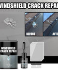 Two Pack Windshield Crack Repair Kit With Premium Nano Repair Fluid for auto glass and windshield quick fix DIY tools display