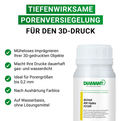 Pro Grade 3D Print Sealer And Impregnation Agent For PLA ABS ASA And SLS Parts, Solvent Free Sealer Bottle