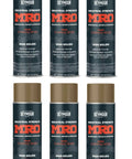 Beefy Industrial Grade High Solids Beige Spray Paint For Heavy Machinery Construction And Marine Use, Bulk 6 Pack