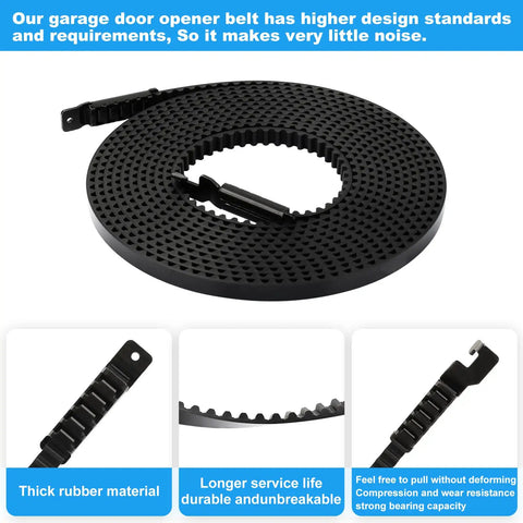 Beefed Up 7Ft Belt Drive Garage Door Opener Replacement Belt 41A5250 For Quiet, Smooth Operation On Most Belt Drive Openers