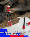 Heavy Duty Front Sway Bar End Links Set For Chevy GMC Trucks Replaces OE K700538 K70043 2 Piece on front suspension