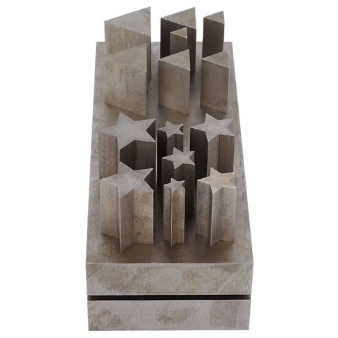 Punch Die Set For Metal Forming With Assorted Shapes And Disc Cutter Capabilities For Jewelry Making Projects Brass Gaskets Leather Sheets