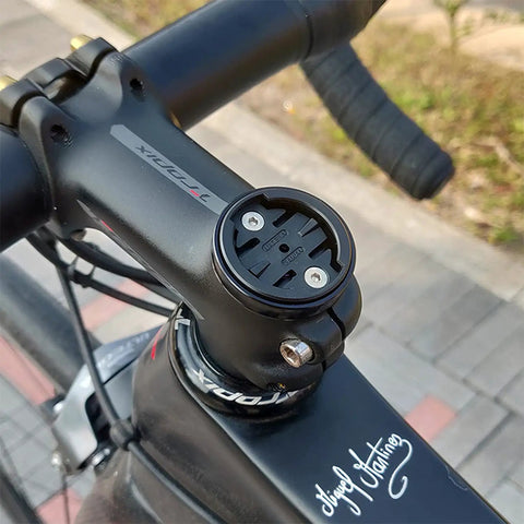 Rock Solid Bike Computer Mount For Garmin Edge Series 200 500 540 800 830 840 1000 1030 1040 Plus on bicycle stem