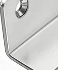 Close-up of metal component of Stick On Magnetic Cabinet Latches No Drill Door Catch for Wardrobe and Drawers Invisible Strength