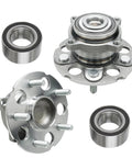 FWD Wheel Bearing And Hub Kit For Honda CR-V 2007-2011, 5 Lug With ABS, Includes 2 Front Bearings And 2 Rear Hubs And Bearings