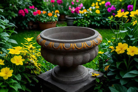 Mega Large Concrete Planter Mold For DIY Garden Projects, Heavy Duty Reusable ABS Molds For Large Flower Pots in garden