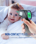 No Touch Forehead Thermometer For Adults And Kids, Ultra Fast 1 Second Read Infrared Thermometer With Accurate Fever Detection, Safe No Cross Contamination, Easy One Button Use With Backlit Display, used on baby forehead