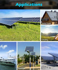 Heavy Duty Badass 4Pack 560W Bifacial Solar Panels Locked In Ntype Perc Halfcut Cells For Ultimate Home Rv Trailer Off Grid Power Up To Thirty Percent Extra Output Rock Solid Weatherproof Build in various applications such as RVs, streetlights, and marines.