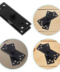 Heavy Duty Stainless Steel Hidden Door Hinges With 360 Degree Pivot, Black Pivot Hinge for commercial and residential use.