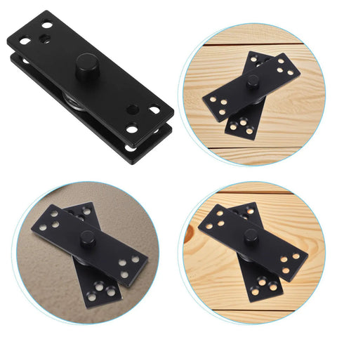 Heavy Duty Stainless Steel Hidden Door Hinges With 360 Degree Pivot, Black Pivot Hinge for commercial and residential use.