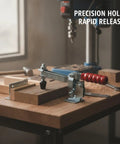 Badass Heavy Duty Iron Toggle Clamp For Woodworking Jigs And Welding Fixtures, Heavy Hitter Workbench Mount with Slam Grip.