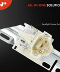 Heavy Duty Floor Mounted Headlight Dimmer Switch For Classic Chevy And Buick Rides Top Shelf Steering Column Replacement, detailed view of switch with metal clip.