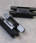 Heavy Duty Hydraulic Door Closer With Invisible Adjustable Hinge For Silent Auto Closing On Wood Or Steel Doors, zinc alloy construction.