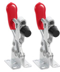 Two Pack Beefy Downward Pressing Toggle Clamps Quick Clamp Set For Horizontal Workholding Metal Hand Tool