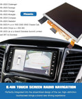 Slick 8.4 Inch U Connect 4C UAQ Touch Screen LCD Display For Jeep Grand Cherokee And Dodge Challenger Durango head unit with navigation.
