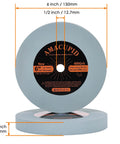 Heavy Hitters 400 Grit Green Silicon Carbide Bench Grinder Wheels For Precision Metalworking 6 inch 1/2 inch arbor 3/4 inch thick