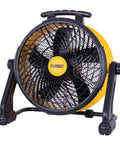 Beefy Industrial High Velocity Floor Fan With AC DC Dual Power, 18 Inch Barrel, 270 Degree Tilt, 3 Speed, 4000 CFM, 6 Ft Cord