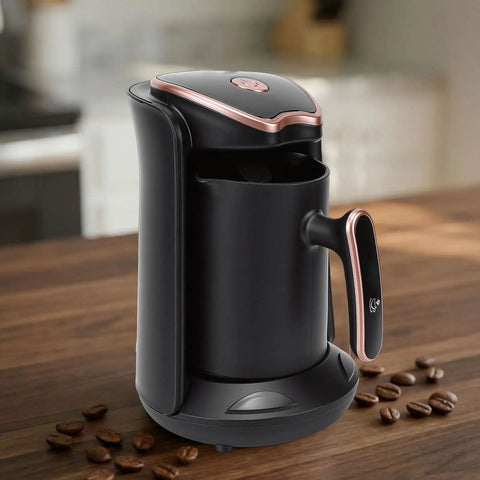 Turkish Coffee Maker Portable Auto Brewer For Home Office Travel And Camping, Consistent Hot Brews Every Time, Compact Electric Pot