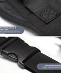 Close-up of Gait Belt With Easy Grab Handles For No Fuss Transfers And Smooth Mobility Support, Quick Release Buckle detail