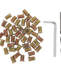 Top Tier Wood Threaded Insert Nuts With Hex Drive For Easy Furniture Repair And Solid Metal Inserts Perfect For Any Wood Project You Got, assorted sizes with hex key and drill bit