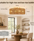 Pixxrib Boho Caged Ceiling Fans with Lights for Bedroom Living room, 20 inch flush mount design, suitable for all ceiling heights.