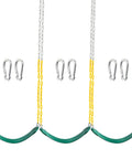 3 Pack Green Swing Seats Heavy Duty 66 Inch Chains Replacement Swing Set Accessories With Snap Hooks For Kids Outdoor Play Backyard Tree Swing Supports Up To 300 Lbs