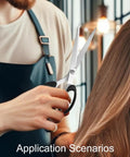 All Purpose 10 Inch Fabric Scissors Heavy Duty Stainless Steel Pro Shears For Cutting Clothes And Leather Perfect For Tailors Home And Office Use With Sharp Precision And Beefy Build, hair cutting scene