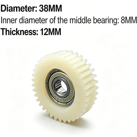 Beefy E Bike Motor Gear Set With Planetary Drive 36 Tooth Nylon Gear 38Mm Outer Diameter 12Mm Thick 8Mm Bearings Wheel Hub Compatible