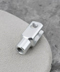Two Piece M6x1 Right Hand Female Thread Y Connector For Air Cylinder Rod Clevis End 31mm, carbon steel clevis joint