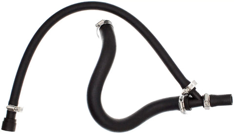 Direct Fit Heater Hose Assembly For Cadillac Chevrolet And GMC Models Upgrade Your Cooling System With A Durable Crack Resistant Hose That Withstands Extreme Temps No Fuss Install Budget Friendly Replacement - black heater hose with clamps