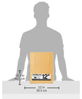 Packaging of Bulk Masking Film Alternative For Painting And Auto Body Work 12 Inch By 180 Feet Per Roll 10 Rolls with size dimensions.