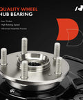 Front Left Steering Knuckle And Wheel Bearing Hub Assembly For Honda CR V 2015 2016 FWD Driver Side Replacement 5-stud hub
