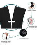 Open Heel Ankle Support Sleeve With Light Breathable Knit Fabric For Men Women Kids Medium Compression Right Or Left Ankle Black Size M 1 Pair Ideal For Running Basketball Tennis MMA Ultra Comfortable All Day Sport Wear